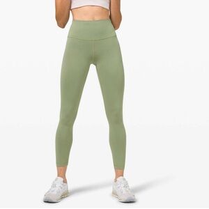 Lululemon Wunder Train High-Rise Tight 25" Willow Green Size 4